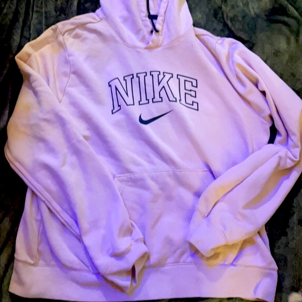 Pink Nike hoodie